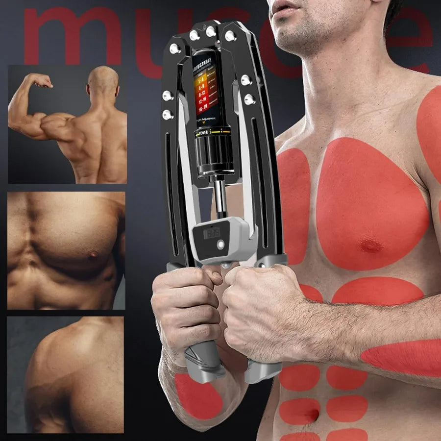 Twister Arm Exerciser - Adjustable 22-440lbs Hydraulic Power, Home Chest Expander, Shoulder Muscle Training Fitness Equipment, A