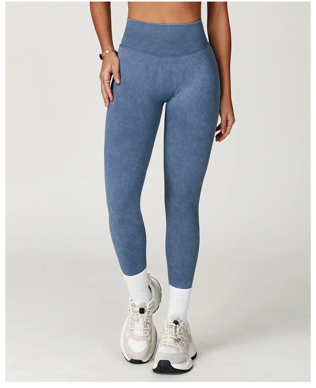 Yoga Pants Sports Leggings Women Seamless Sports Yoga Pant High Waist Ribbed Gym Clothes Fitness Workout Wear Scrunch Bum Tights