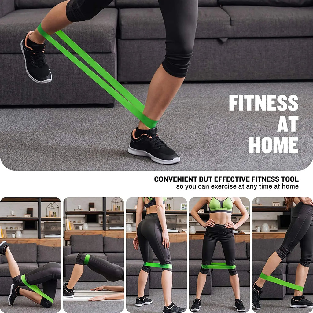 Different Resistance Bands Yoga Band Fitness Exercise Training Hip Tension Band Leg Squat Dance Elastic Loop Stretch Band