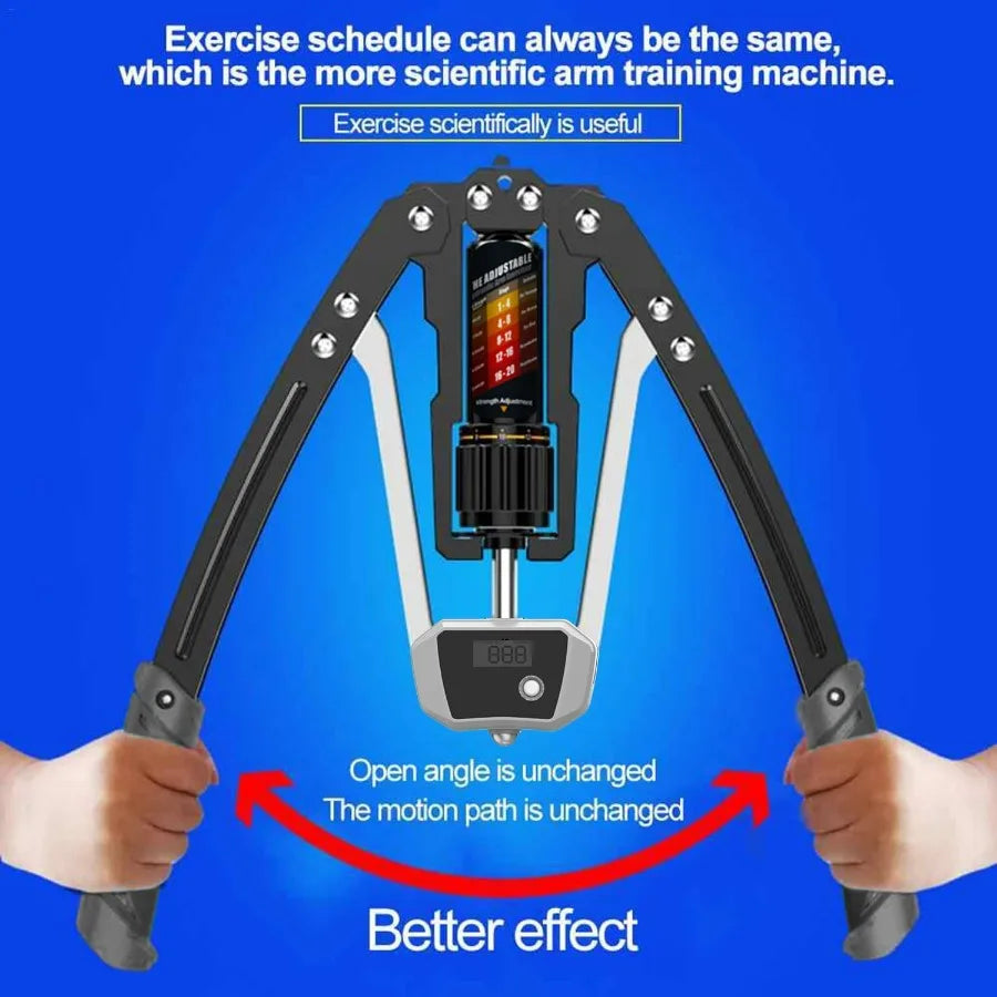 Twister Arm Exerciser - Adjustable 22-440lbs Hydraulic Power, Home Chest Expander, Shoulder Muscle Training Fitness Equipment, A