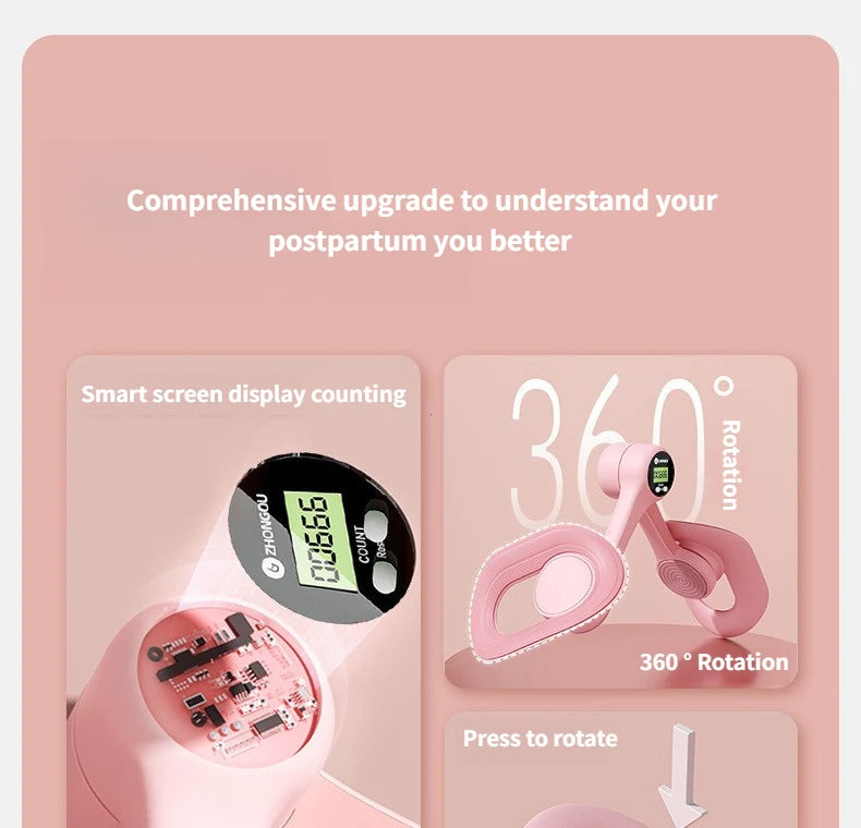 Non-Slip Comfortable Pelvic Floor Muscle Trainer Thigh Exerciser Leg Trainer For Postpartum Recovery Leg & Butt Training